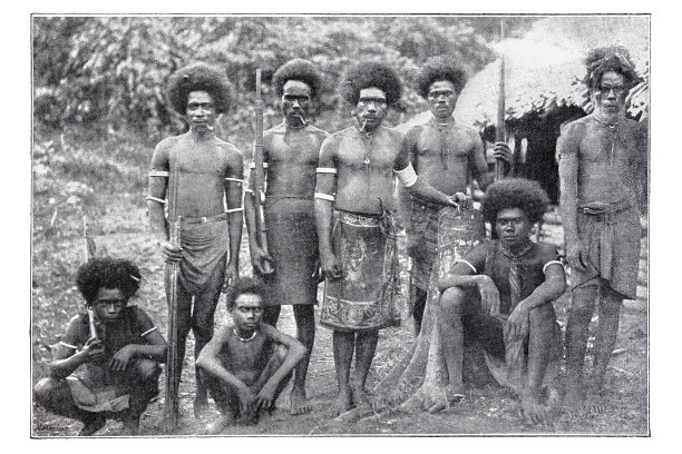 所罗门群岛土著人1893年图片下载
