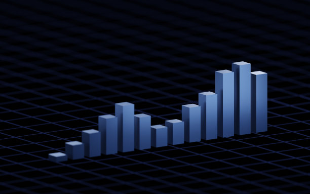 金融蓝图股票货币投资金融业务增长货币洞察图市场三维成功背景利润概念蓝色交易所经济贸易财富银行价格图。三维背景插图渲染图片下载