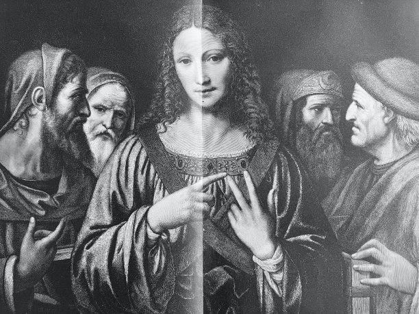 耶稣与文士讨论图片下载