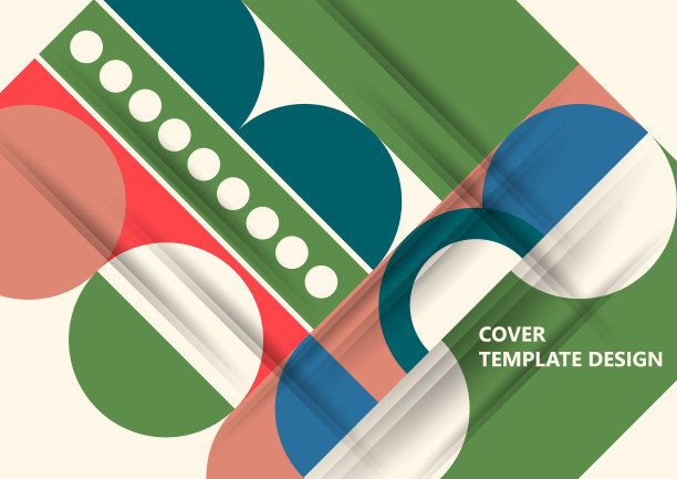 现代简洁的几何构图卡片，标题，邀请，海报，社交网络，出版物出版后。向量图片下载