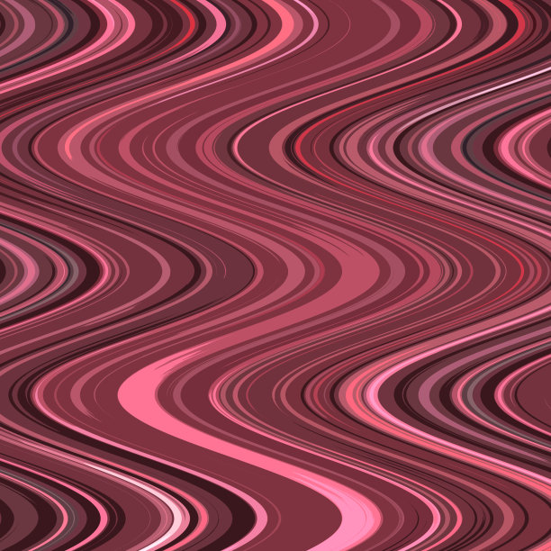 略带红色的曲线图案图片下载