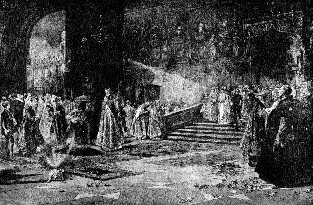 萨尔瓦多的皇家婚礼Sánchez巴布多- 19世纪图片下载