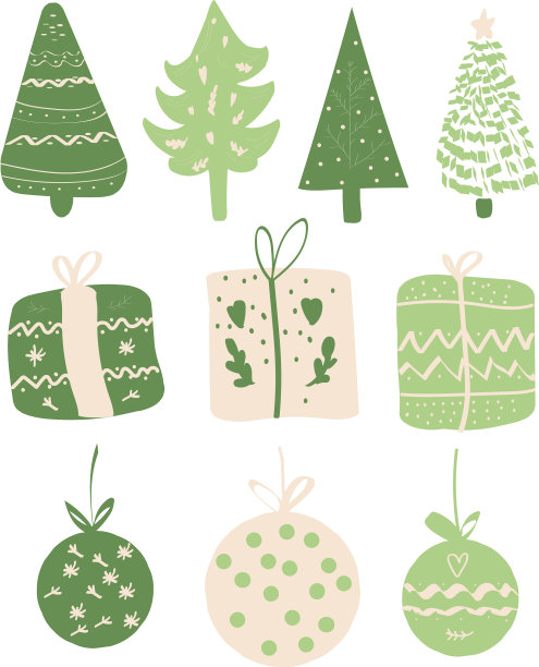 圣诞元素集图片下载