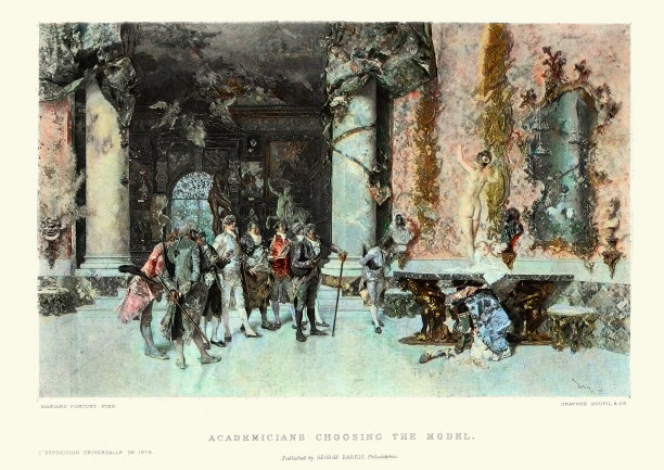 《模型的选择》，马里亚诺·福图尼著图片下载