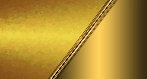 金色的设计背景与装饰对角线带和文字的地方。图片下载