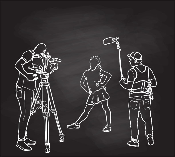 想成为演员粉笔图片下载