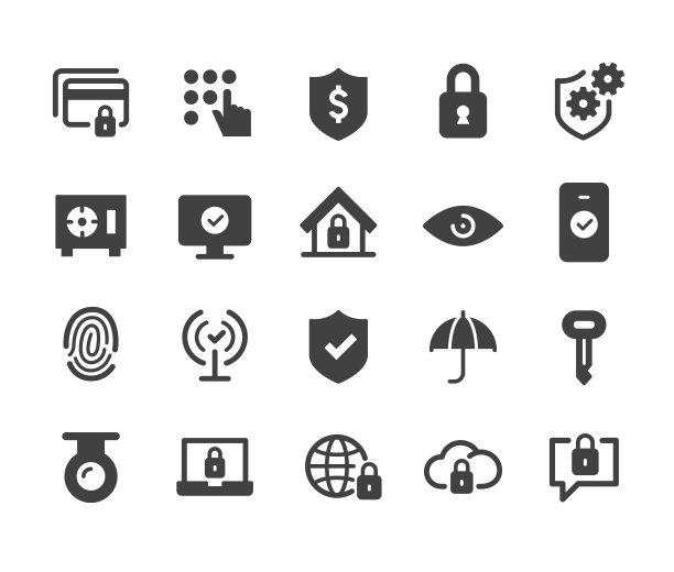 安全图标-经典系列图片下载