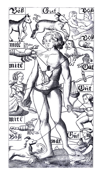 与生肖有关的人体放血点图图片下载