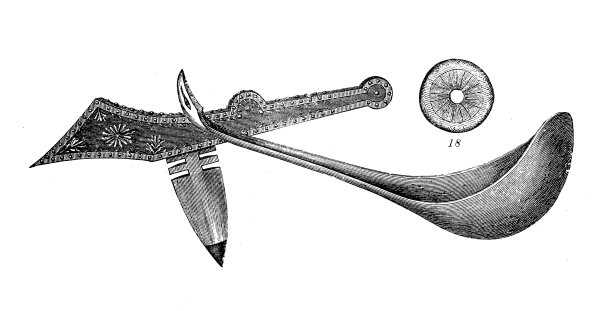 古董插图，民族志和土著文化:北美土著工具图片下载
