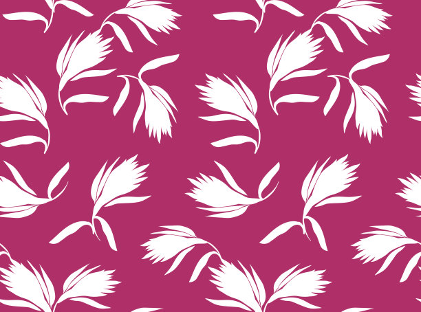 无缝花卉图案，印花。图片下载