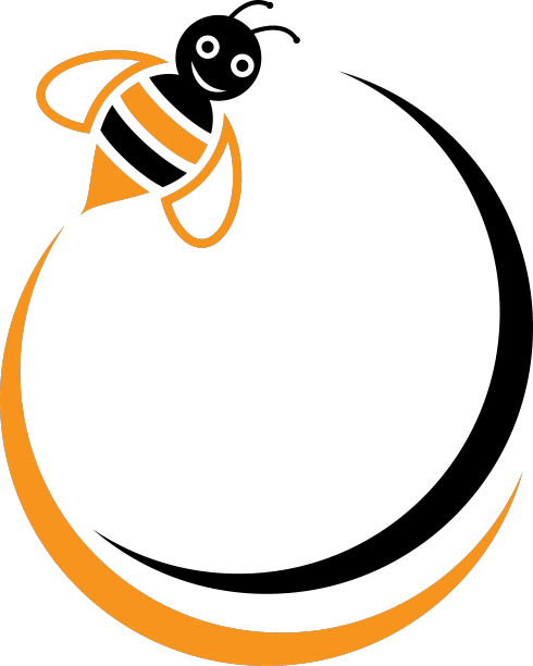 蜜蜂标志模板图片下载