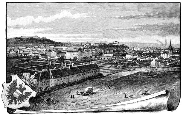 布尔诺，全景，从西南看图片下载