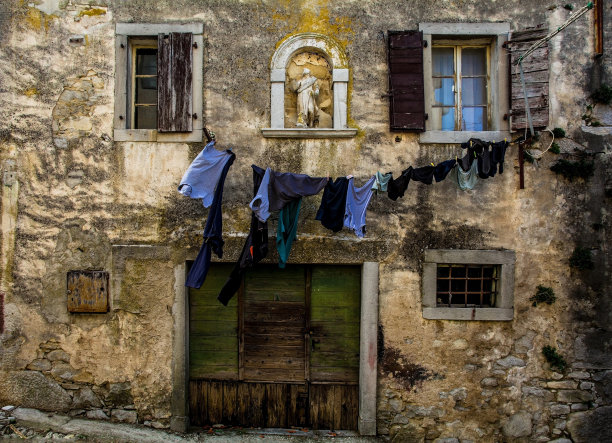 克罗地亚布塞特的建筑图片下载