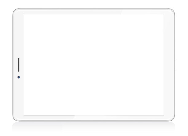 现代白色数码平板电脑图片下载