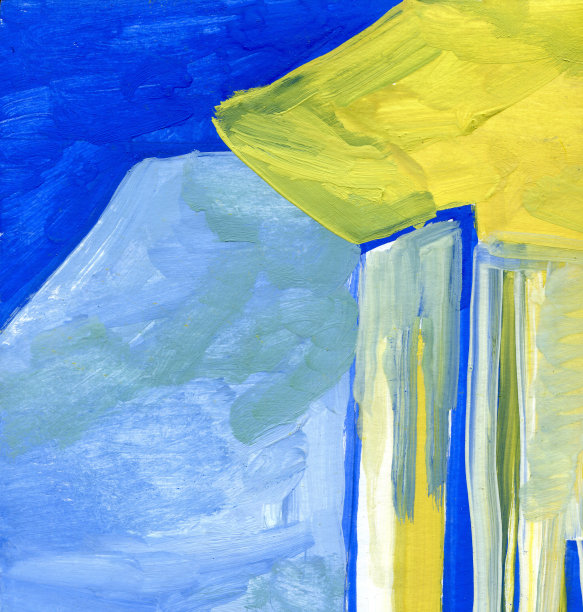 绘画色彩和笔触的表现。爆炸性的彩色霓虹灯。背景抽象插图图片下载