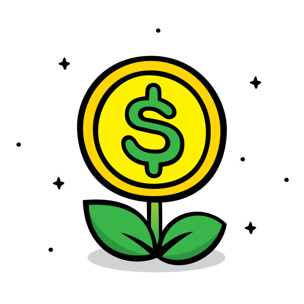金钱植物涂鸦图片下载