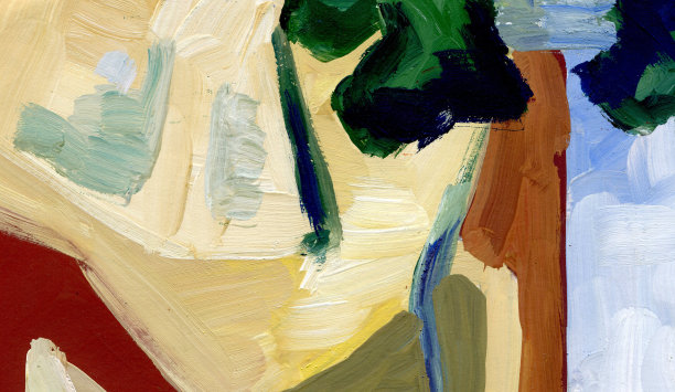 绘画色彩和笔触的表现。爆炸性的彩色霓虹灯。背景抽象插图图片下载