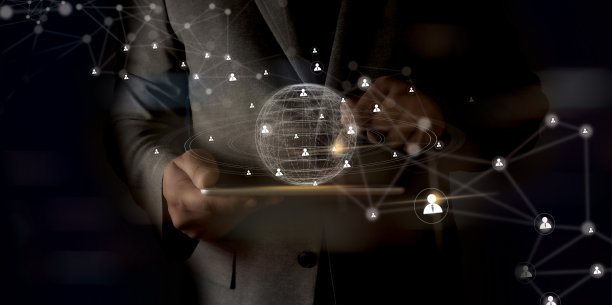 商业全球互联网连接商人利用手机进行应用技术交流智慧城市与物联网图片下载