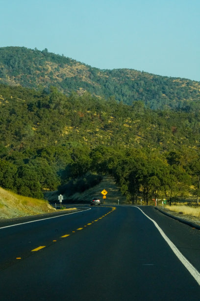 加州120号公路到约塞米蒂图片下载