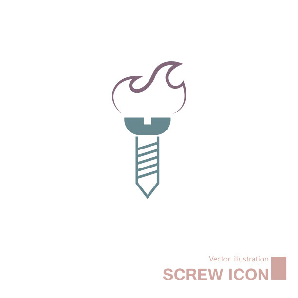 向量绘制螺丝。图片下载