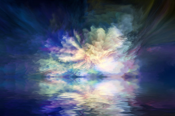 奇妙的夜晚的海景图片下载