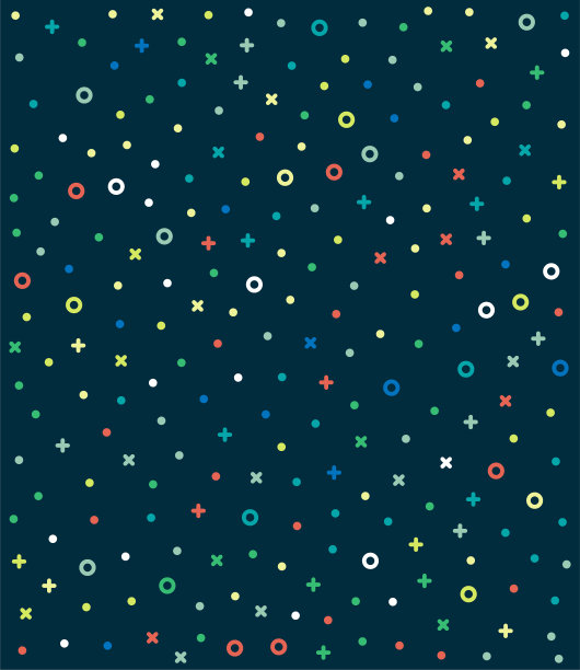 彩色纸屑几何矢量图案图片下载