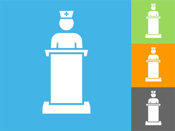 医生给出一个医学演示图标图片下载