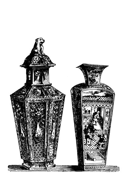 中日花瓶图片下载