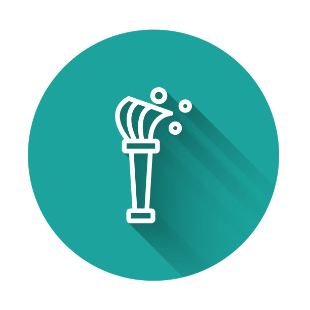 白线曲霉图标分离具长图片下载