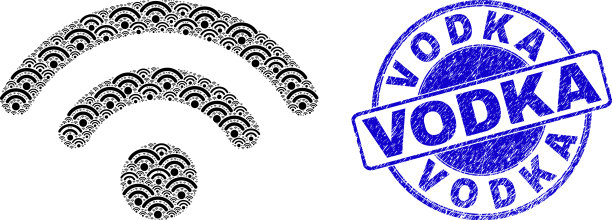 伏特加酒封印和wifi网络递归图片下载