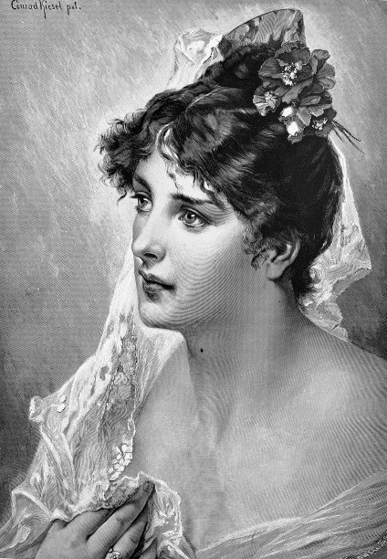 年轻女性美女头像图片下载