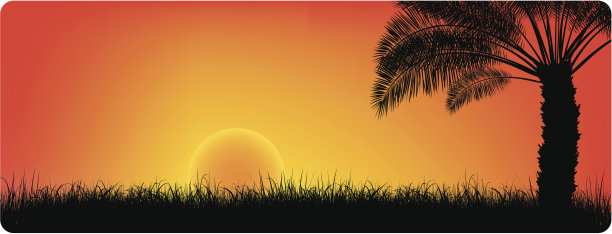 村日落场景图片下载