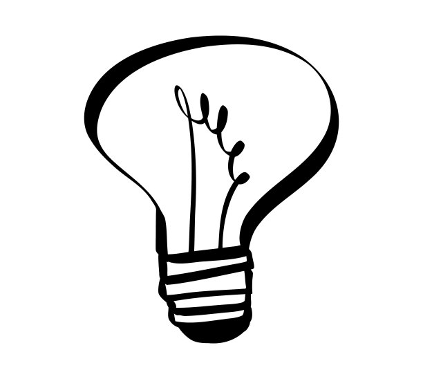 灯泡卡通图图片下载