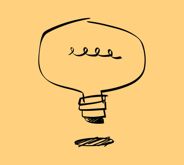 灯泡卡通图图片下载