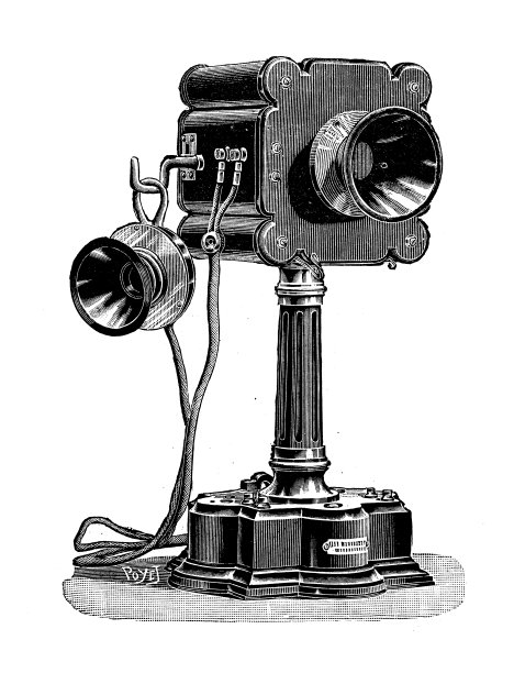 仿古形象:电话图片下载