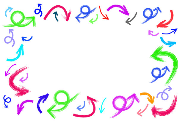 随机是一个箭头框架图片下载