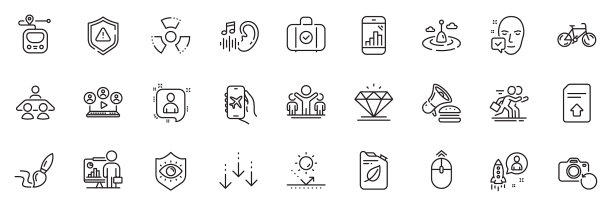 图标包钓鱼浮动汉堡和滑动向上图片下载