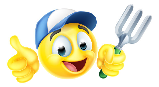 园丁表情卡通脸图片下载