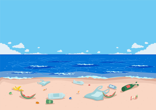 肮脏的海滩图片下载