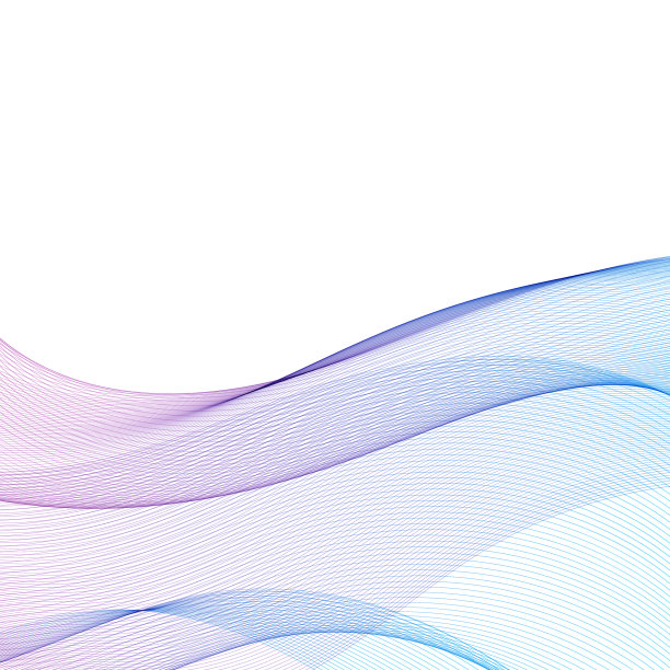 抽象的波。绿色、黄色和蓝色。演示文稿的布局。每股收益10图片下载