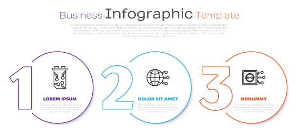 集线视频显卡，全球技术或社交网络和远程控制。业务信息图表模板。向量图片下载