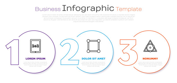 设置线计算，黑板与图表和黑板。业务信息图表模板。向量图片下载