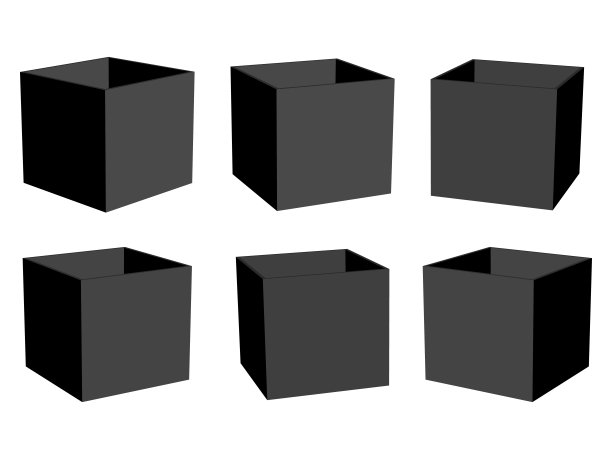 6个简单的盒子图片下载
