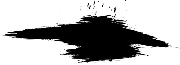 粗糙的笔刷污浊的墨水图片下载