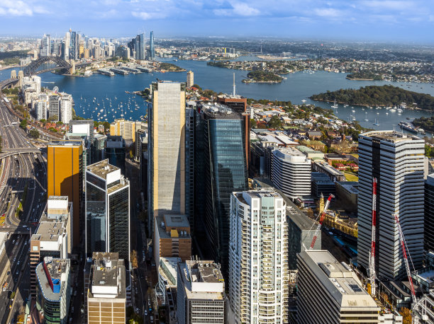 北悉尼CBD，悉尼市海港图片下载