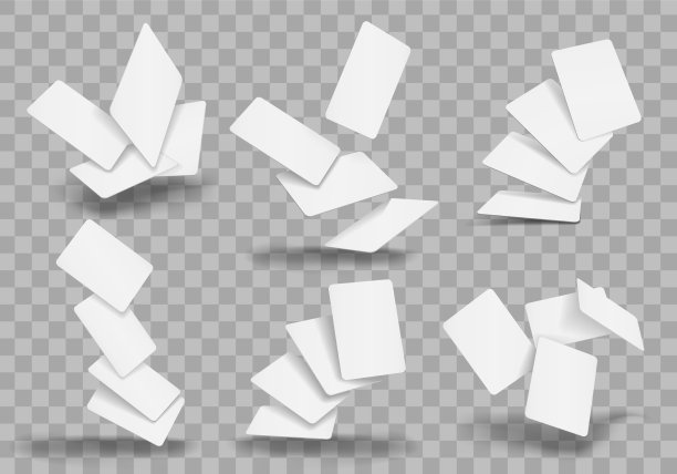 一套扑克牌模型空白扑克牌图片下载