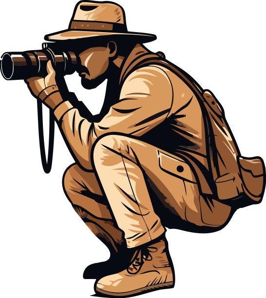 男子用相机搜查图片下载