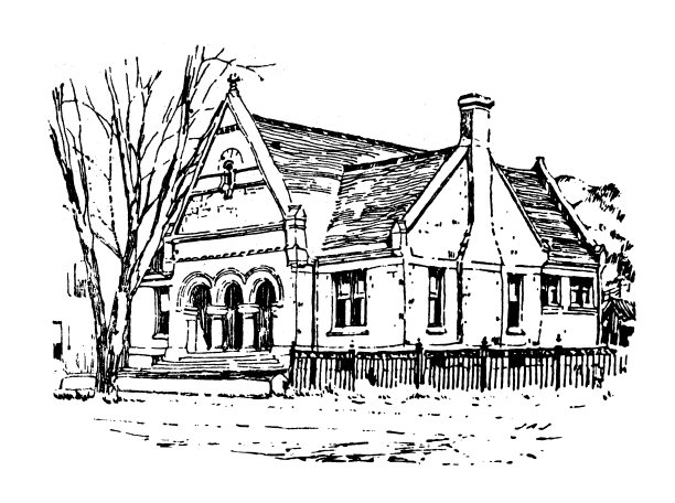 美国古董插图，佛蒙特州地标和公司:伍德斯托克，诺曼威廉姆斯图书馆图片下载