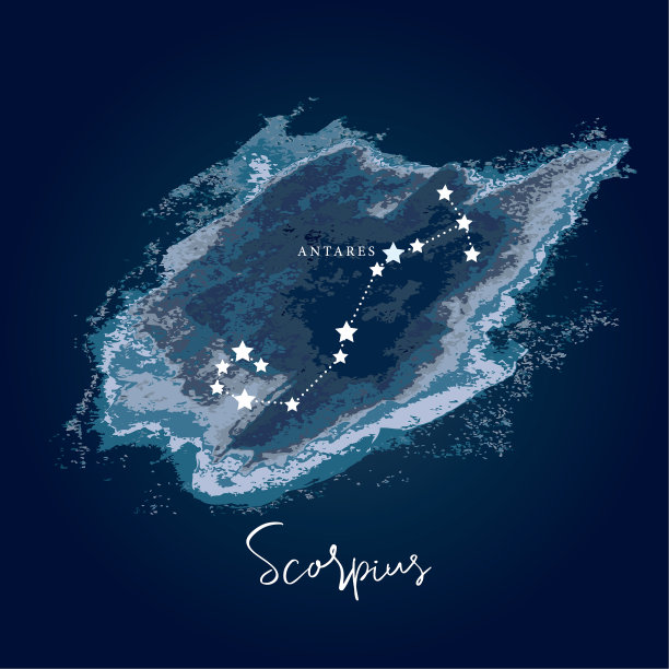 现代夜空星座-天蝎座图片下载