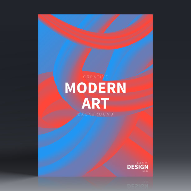 宣传册模板排版，红色封面设计，企业年报，传单，杂志图片下载